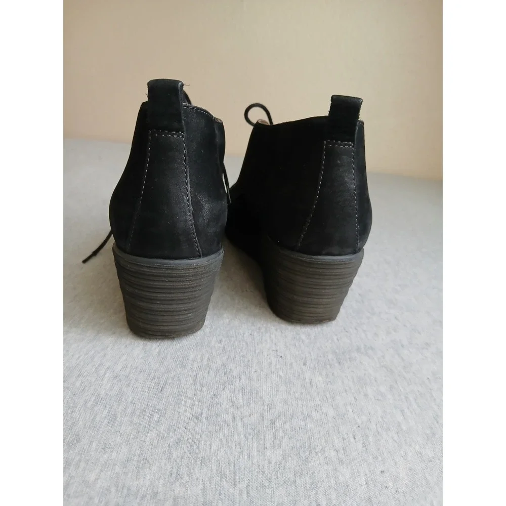 Dansko Boots 40 Cadee Oxford Lace Up Ankle Comfort Casual Leather Goth Grunge